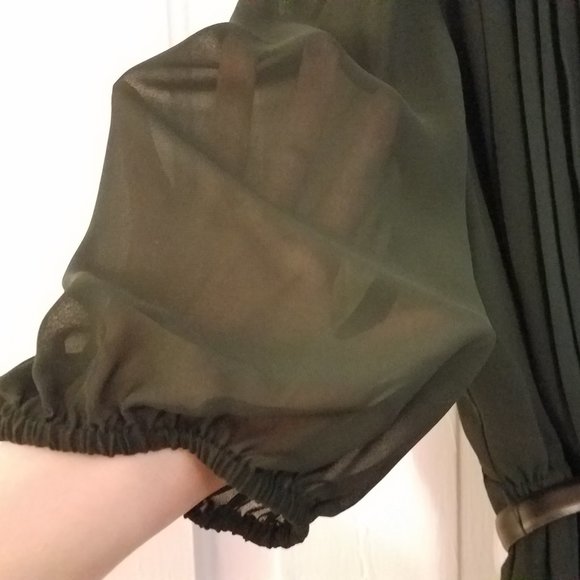 Jessica Simpson Green Party Dress size 6 - Picture 4 of 8